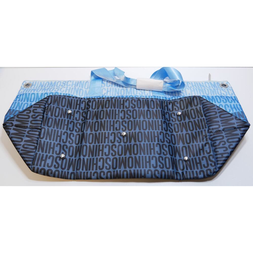 New Large Moschino Fragrances Set Blue Weekend Travel Gym Tote Cosmetics Pouch - Picture 3 of 15